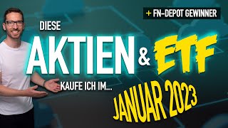 Diese AKTIEN  ETF kaufe ich JETZT für 1000 € Januar 2023 📈💰 Aktien Januar 2023 kaufen [upl. by Airat344]