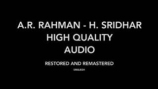 Roja Kadhal Rojave  High Quality Audio  AR Rahman [upl. by Vig]