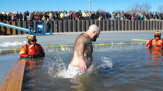 Shanty Days 2017 Polar Bear Dip in Caseville Michigan [upl. by Tandi867]