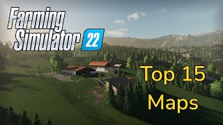 MY TOP 10 MAPS  Farming Simulator 22 [upl. by Mahmoud]