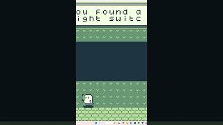 GB Studio light switch concept 😀 gbstudio gameboy gamedev [upl. by Inajna]