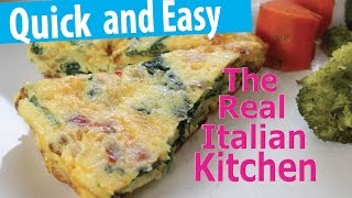 Traditional Italian Frittata with TECHEF Frittata pan  Real Italian Kitchen Episode 117 [upl. by Mommy]