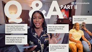 QampA PART II  My Monthly Salary as a Wife Advice to single ladies and upcoming YouTubers amp more [upl. by Kaye]