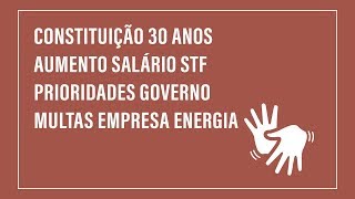 EM LIBRAS Vinda de Bolsonaro ao Congresso e reajuste para magistrados são destaques da semana [upl. by Osi]