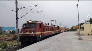 WAP 4E with Shalimar Okha Express 🔥 [upl. by Alimaj66]