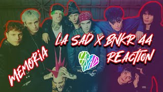 LA SAD x BUNKER 44  MEMORIA REACTION 🧠 [upl. by Delanos]