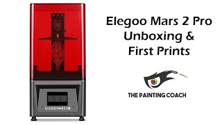 Elegoo Mars 2 Pro Unboxing and First Prints [upl. by Adliw280]