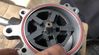 Nissan Navara D40 YD25 engine vacuum pump repair [upl. by Akenihs]