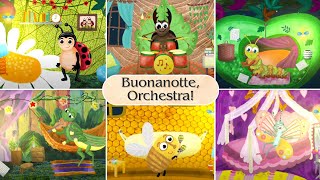 Buonanotte Orchestra Storia della Buonanotte con Musicisti Insetti per Bambini [upl. by Leftwich]