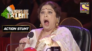 Judges को यह Act क्यों लगा Disgusting  Indias Got Talent Season 4  Action Stunt [upl. by Maren650]