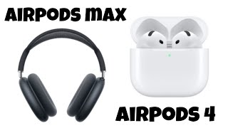 Airpods 4 amp AirdPods Max New Features [upl. by Nnoj585]