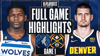 8 TIMBERWOLVES at 1 NUGGETS  FULL GAME 1 HIGHLIGHTS  April 16 2023 [upl. by Elleneg]