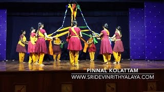 An Excerpt from Pinnal Kolattam  Traditional Tamilnadu Folk  Sridevi Nrithyalaya  Bharathanatyam [upl. by Deuno]