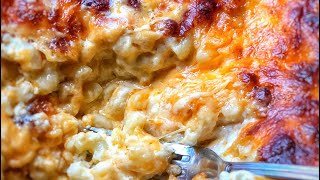 HOW TO MAKE “OLE SKOOL” SOUTHERN BAKED MAC N CHEESE [upl. by Myrilla690]