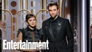 Emma Watson And Robert Pattinson Have A Harry Potter Reunion  News Flash  Entertainment Weekly [upl. by Hathcock805]