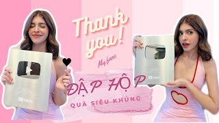 Andrea Aybar  Lần đầu ĐẬP HỘP quà SIÊU KHỦNG trên YouTube của An andreaaybar vlog unbox [upl. by Ellerrad]