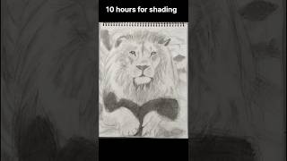 Lion 🦁😎art lion viral trending shortsfeed shorts [upl. by Adyht403]