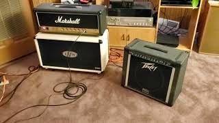 Marshall JCM 800 2203X  Peavey Bandit 112 comparison [upl. by Aivato158]