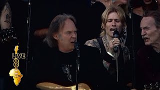 Neil Young  Rockin In The Free World Live 8 2005 [upl. by Mala316]