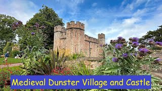 A visit to the very English medieval Dunster Village and Dunster Castle [upl. by Orimisac47]