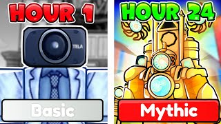 Playing Toilet Tower Defense for 24 HOURS [upl. by Wymore10]