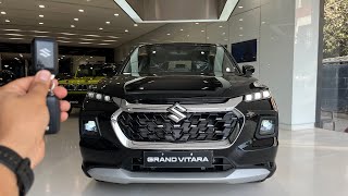 2024 Suzuki Grand Vitara Zeta AT  ₹1541 Lakhs  Black Beast 🖤 [upl. by Noived]