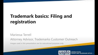 USPTO Community College Pilot Filing for federal trademark registration [upl. by Lette850]