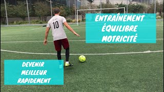 Entrainement Complet Équilibre Motricité au Football  Lentraînement du Footballeur [upl. by Gabbey]