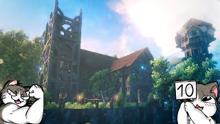 VALHEIM ASHLANDS BASE TOUR  CATHEDRAL BUILD [upl. by Atteynot666]