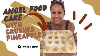 Angel Food Cake with Crushed Pineapples [upl. by Rives]