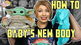 BABY YODA REBORN How to Turn a Mattel The Child Into a Baby Doll  Easy Step By Step Tutorial [upl. by Hazaki]