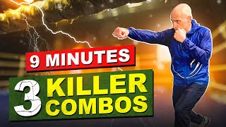 9 Minute Boxing Workout  3 Killer Combos [upl. by Aiceled]