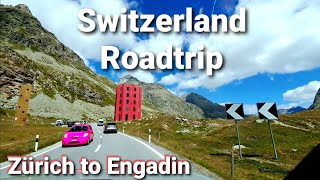 SWITZERLAND SCENIC ROADTRIP from Winterthur to Engadin so refreshing and relaxing drive [upl. by Alicsirp133]