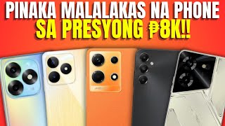 TOP 5 BEST UNDER ₱8K PHONES NGAYONG 2023 [upl. by Ayres]