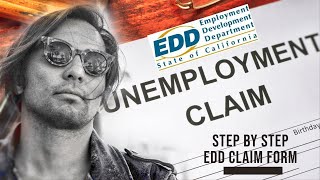 EDD Claim Form How to Fill Out Your Unemployment Insurance Claim Form Update for Unemployment Check [upl. by Emelda]