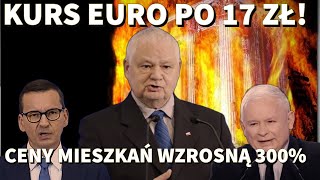 Kurs euro po 17 zł Ceny mieszkań wzrosną 300 [upl. by Anavoj647]