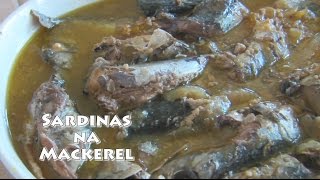 WOW Sardinas na Mackerel Mackerel Prepared Filipino Sardines Style [upl. by Suissac]