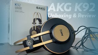 AKG K92 Unboxing amp Review  Best Budget Closed Studio Headphones for Recording amp Live Monitoring 🎧 [upl. by Weylin]