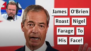 James OBrien Roasts Nigel Farage On Nick Ferraris Show [upl. by Ammeg453]