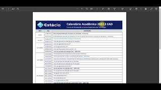 Estácio  Dicas importantes sobre CALENDÁRIO ACADÊMICO [upl. by Nicolas]