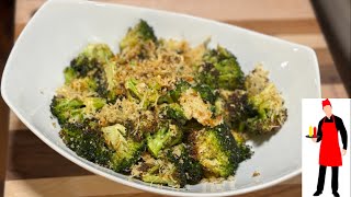 The BEST Roasted Broccoli Recipe with Garlic and Parmesan Cheese AMAZING [upl. by Lamek714]