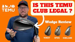 CAN THIS CLUB BE LEGAL Yes Life review the Temu PGM 60 degree xlarge wedge [upl. by Neurath]