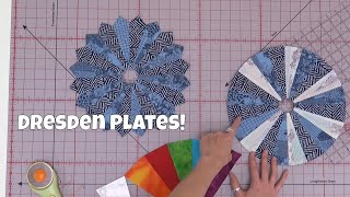 Make a Dresden Plate Quilt Block  Quilty Box August 2018 Unboxing [upl. by Aienahs934]