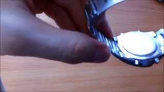 How to resize Casio wrist watch metal band [upl. by Llewej]