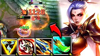 RIVEN TOP BUT I CRIT 1K DAMAGE AND I HAVE 200 HASTE  S14 Riven TOP Gameplay Guide [upl. by Nylidam]