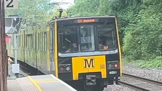 Tyne and Wear Metro  Metrocars 40504032 depart Longbenton [upl. by Anasiul]