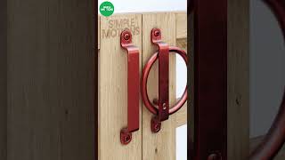 Wooden door latch latch lock gate [upl. by Ecyned785]