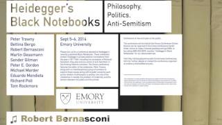 “Eisenmenger the Third Heideggers Antisemitism in Broad Historical ” by Robert Bernasconi 2014 [upl. by Sparke]