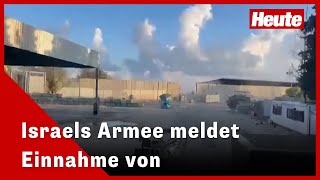 Israels Armee meldet Einnahme von Grenzübergang Rafah [upl. by Eralcyram]