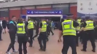 Rangers fans assault women who’s St Johnstone SLO 🤬 [upl. by Eilssel]